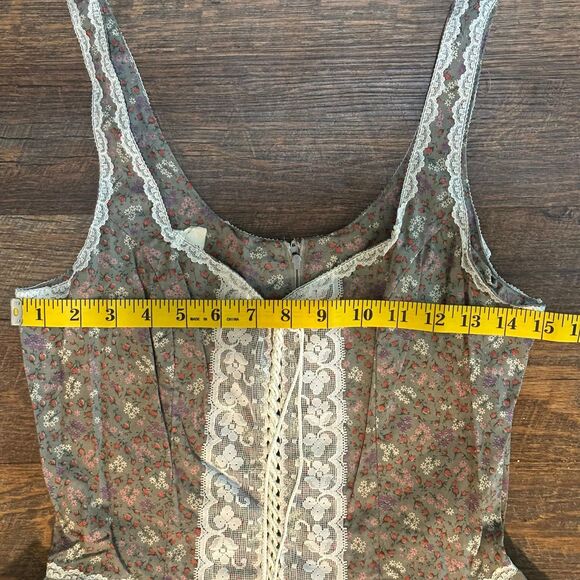 Gunne sax prairie dress sleeveless short size 11  - 70s 1970s - Picture 5 of 9